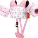 HeySplash Toddler Swim Vest, Infant Floaties Fit 13-20-30 Lbs, Puddle Kids Jumper with Crotch Strap & Safety Buckle, Baby Pool Float Jacket Arm Floaties Floatie Water Wing, Boat Swim Trainer Aid 1-3