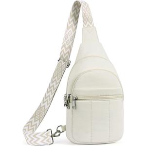 Small Sling Bag for Women, Puffer Crossbody Bag Anti Theft Travel RFID Purses Fanny Packs for Travel Hiking