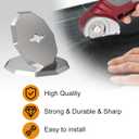 VLOXO WA2300 Blades Replacement Power Rotary Blades Compatible with VLOXO AT001 Cordless Electric Scissors Electric Cutter Blades(1-1/2")
