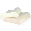 Turmerry Green Natural Organic Latex Contour Pillow - Standard Pillow- Medium Firm - Neck Pain Relief, Pillow for Neck and Shoulder Pain, Neck Pain Pillow, Side Sleeper Pillow, Cervical Pillow 24inch X 15inch X 5inch