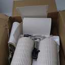 PoKat 23" Modern Ceramic Table Lamp Set of 2 for Living Room White Desk Lamps for Bedroom Farmhouse Bedside Nightstand Bedside Lamp End Table Lamps Beige