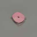 Tegeme 10 Yards 7/8 Inch Cheer Ribbon Pink and Red Glitter Football Ribbon Team Spirit Roll Polyester Craft for Cheerleading Sport Event DIY Mom Gift Wrapping Hair Bows Wedding Birthday Party Supplies