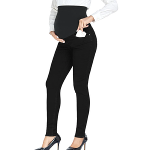 PACBREEZE Women's Maternity Jeans Over Belly Skinny Stretchy Denim Pants Comfy Slim Pregnancy Pants, M