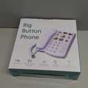 Telephones for Seniors, Dementia Phone for Seniors - 9 Picture Memory Corded Landline Telephone for Elderly - One-Touch Dial, 110dB+ Amplified Ringer -Home Phones for The Visually Impaired, Alzheimer