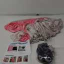 Double Layer Sensory Swing for Kids with 360 Swivel Hanger Kit, Therapy Swing Hammock,Kids Indoor Swing Indoor Hammock, Outdoor, Coral Pink