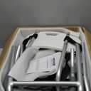 VEVOR Sliding Tub Transfer Bench with 360 Degree Swivel Seat, Height Adjustable Bathtub Transfer Bench with Armrest & Safety Belt, Non-Slip Rotating Shower Chair for Elderly Disabled, 400LBS Capacity