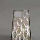 Cocomii - Rectangle Case Compatible with iPhone 16 - Compatible with MagSafe, Real Mother of Pearl, Opalescent Seashell, Glossy, Magnetic Phone Case for iPhone 16 6.1 inch, Iridescent