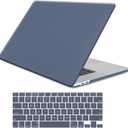 Funut for MacBook Air 13 inch Case 2022 2021 2020 2019 2018 Release M1 A2337/A2179/A1932, MacBook Air 2020 Case, Plastic Hard Shell Cover & Keyboard Cover for Mac Air 13.3 inch, Purple