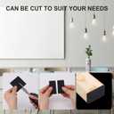 20pcs Headboard Stoppers for Wall, 10pcs 20mm + 10pcs 3mm EVA Foam Headboard Bumper Pads Anti-Shake Furniture Pads Bed Noise Stoppers Wall Protector (Black)