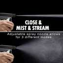 Plastic Spray Bottles for plant - 10oz/300ml - Mist Stream - No Clog No Leak, Easy to Grip with Adjustable Nozzle for Hair, Cooking, Cleaning - BPA Free