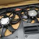 WFLNHB Radiator Cooling Dual Fan 1K0121205AD9B9 Replacement for Audi A3 Jetta CC Gtieos Beetle 1.8L 1.9L 2.0L