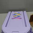 Pilates Board, Foldable Pilates Reformer Set for Home Workout with Timer, 6-in-1 Multifunctional Portable Reformer Pilates Machine at Home Pilates Equipment for Fitness, Exercise, Abs, Core Training (Purple)