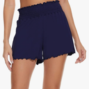 WiWi Viscose from Bamboo Pajama Shorts for Women Soft Sleep Boxers High Waisted Lounge Short Pj Bottoms M