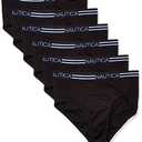 Nautica Men's 6 Pack Classic Cotton Fly Front Briefs Size M