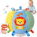 Move2Play, Interactive Baby Ball with 30+ Sounds & Songs | Toys for 1 Year Old Boys & Girls | Baby Toys 6-12+ Months | Musical Crawling Ball for Toddlers 1-3 | 1st Birthday Gift | Sensory