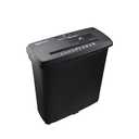 Amazon Basics Paper, CD, and Credit Card Shredder, with Spacious 3.4-Gallon Bin, 8-Sheet Strip Cut, Black
