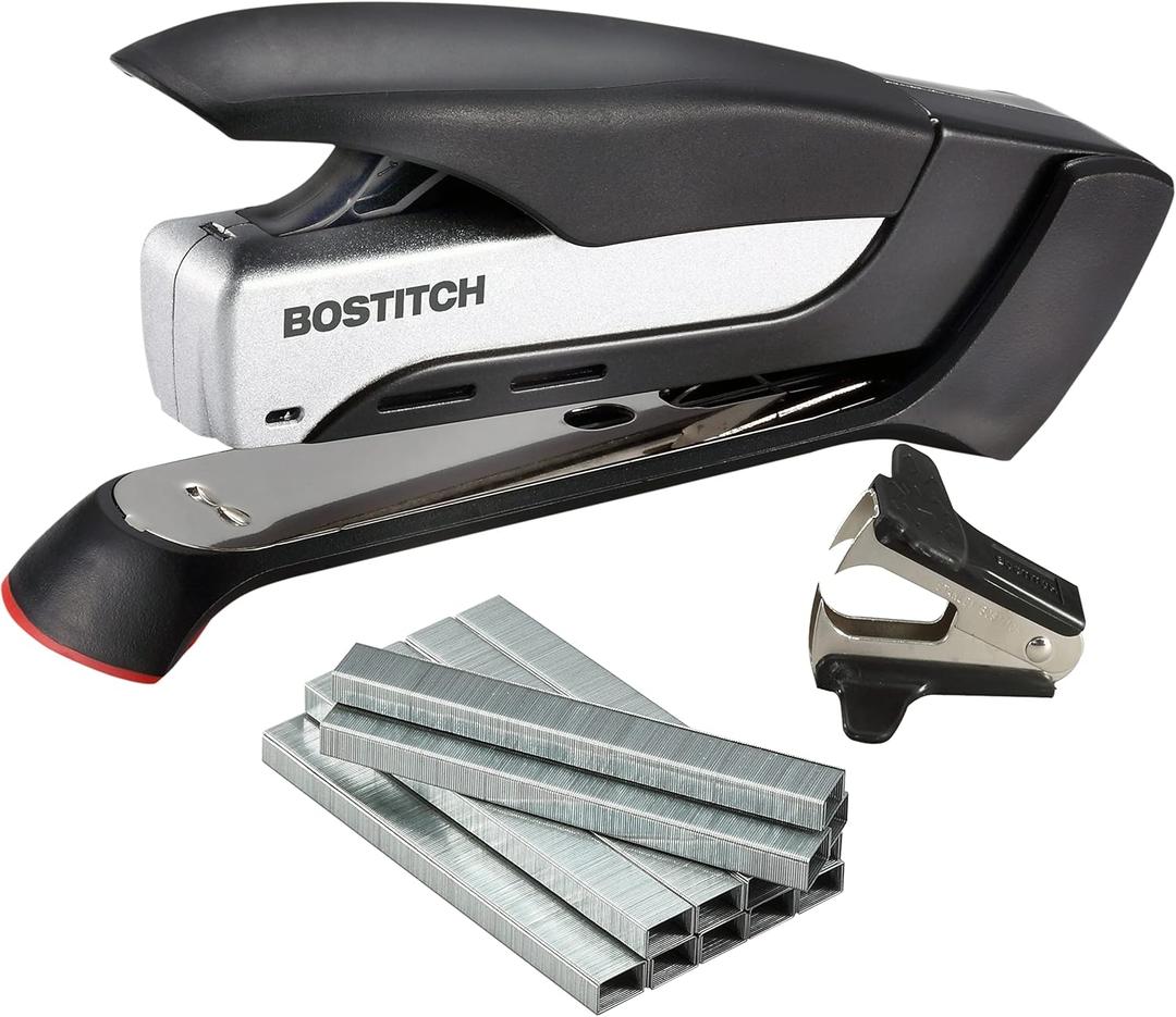 Bostitch Office Prodigy Reduced Effort Stapler Value Pack, One-finger*TM* Technology, 25 Sheet Capacity (1138)