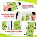 Collectible Trading Card Binder, 400 Pockets Card Holder with 50 Removable Sleeves, Portable Collection Binder Album Book Case Storage, Zipper Card Protective Sleeves for TCG, Sports Card (Friendly Green)