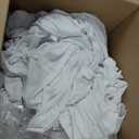 VEVOR 30 Pcs Flat-Front Chair Covers Polyester Spandex Chair Cover Stretch Slipcovers, Wedding, Holiday, Banquet, Party, Celebration, Dining,White