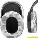 Geekria Replacement Ear Pads for Skullcandy Crusher Wireless/Crusher EVO/Crusher ANC, Hesh3/ HeshEVO/HeshANC, Venue ANC Headphones, Repair Parts with Video Guide (Camo)