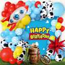 100pcs Hawaii Balloons Garland Arch Kit with Balloons for Birthday Decorations,Party Supplies for boys Girls (Rocket)
