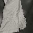 Gibelle Boho Farmhouse Shower Curtain Set, Linen Cotton Fabric Shower Curtain with Macrame Lace Decor, Modern Bohemian French Country Chic Bathroom Curtain with PEVA Liner 72x72 - White