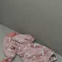 Dog Fleece Pajamas Large Dog 4 Legs Winter Clothes for Dog Fit Warm Jumpsuit for Dogs (Pink, L)