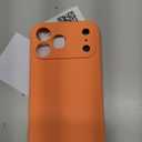 FireNova Magnetic for iPhone 17 Pro Max Case, Compatible with MagSafe, [Integrated Silicone Camera Control Button] [Camera Protection] Anti-Scratch Microfiber Lining Phone Case, 6.9", Orange