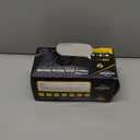 TitanFlex Heavy Duty Black Industrial Nitrile Gloves with Raised Diamond Texture, Latex Free (6mil/8mil) (Large, 02 8mil (100ct))