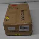 TUTOTAK Narrow Bookshelf, 8-Tier Bookcase, Spine Book Shelf for Small Space, Corner Standing Shelf for Living Room, Office, Study, Entryway, White BS06BW008