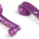 BESPORTBLE Window Crank Handle Replacement, Universal Window Winder Universal Window Winder Car Window Riser Handle Aluminum Alloy Automotive Replacement Riser (1 Pair, Purple)