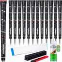 Wrap Golf Grips 13 Pack with Golf Grip Kit ,Golf Club Grips Outstanding Tackiness and Advanced Surface Texture Enhances Control, Red, Standard