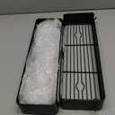 Kitsure Shower Caddy - 2 Pack Adhesive Shower Organizer, Rustproof Metal Shelves, No-Drill Bathroom Organizers and Storage, Black, XX-Large