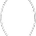 PATIKIL 7 Inch Lamp Harp Kit with Finial, 1 Set Detachable Shade Bracket Holder, DIY Lighting Accessories for Table Floor Lamps, Chrome