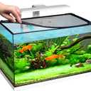 Magnetic Fish Tanks lid Cover Protective Net,DIY Aquarium Anti-Jumping net,Prevents Turtles,Fish,Reptiles from Escaping The Turtles Tanks for Circumference up to 59.1"19.6"