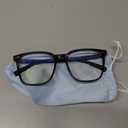 Oversized Square Blue Light Blocking Glasses for Women Men, Anti-Fatigue Computer Monitor Gaming Glasses Reduce Eye Strain(Black Tortoise)