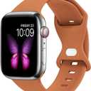 2 x Sport Bands Compatible with Apple Watch Ultra 3/2/1 49mm, Series 11/10 46/42mm, 9/8/7 45/41mm, SE 6/5/4 44/40mm, 3/2/1 42/38mm S/M M/L for Women Men Silicone iWatch Band