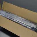 VNKZI Over Sink Dish Drying Rack, 2 Tier Full Stainless Steel Storage Adjustable Length (25.98'' to 36.61'') Kitchen Rack, Multifunctional Expandable Counter Organizer, Space Saver Dish Rack (Silver)