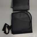 Car Seat Protector, Large Auto Protector for Child Seats with Thickest Padding and Non-Slip Backing Mesh Pockets for SUV, Sedan, Truck, Leather and Fabric - Black (2PS)