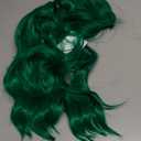 LANICE Green Wig for Women Short Bob Wigs with Bangs Natural Synthetic Wig Shoulder Length Colorful Wigs for Daily PartyUse(12inch,Green)