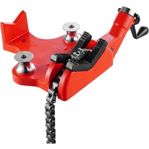 VEVOR Heavy-Duty Pipe Chain Vise, 1/2" - 8" Pipe Capacity, 34.6" Rugged Chain & Cast Iron Base, Industrial-Grade Pipe Clamping for Plumbing, Automotive Repairs, Metalworking