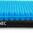 Gel Seat Cushion for Long Sitting - 16.5" x 14.5" x 2.4" (Extra ThickSoft) Gel Cushion for People Over 185 lbs, Pressure Relief Cushion for Office Chair, Egg Cushions for Wheelchair, Gel Pad for Car, Thicken