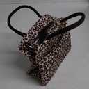 Lunch Bag Women,Lunch Box Adult for Women Men Reusable Insulated Lunch Tote Bag,Leakproof Food Handbags Case High Capacity for Travel Work Picnic Beach,Leopard