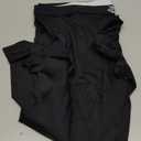 RM Real Men Nylon Pouch Running Leggings, ABCD Custom Pouch Size - Waist XS-5XL, Yoga Pants, Tights, Base Layer Cold Weather (1 Pack - Black Aero Flex)