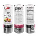 CELSIUS Sparkling Mango Passionfruit, Functional Essential Energy Drink 12 Fl Oz (Pack of 12) (EXP 09/01/26)