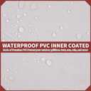 Patio Umbrella Parasol Cover for 7.5ft to 11.5ft Offset Umbrella, 600D Waterproof Outdoor Offset Umbrella Cover with Zipper and Rod, Fits Cantilever Offset Umbrella, Light Grey