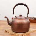 Generic Whistle Tea Pot,Tea Kettle,Copper Kettle,water boiling beep,with Ergonomic Handle, for Gas, Induction,Stovetops, 1627, FG001, 5.3 Quarts