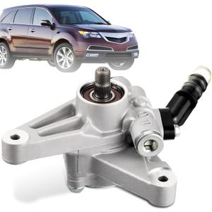 Power Steering Pump Compatible with 2005-2008 Honda Pilot 3.5L, 2005-2010 Honda Odyssey 3.5L, 2007-2013 Acura MDX 3.7L, Replace 21-5442, 56110-RGL-A03, 56110-PVJ-A01 Power Assist Pump Assembly