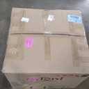 Oxford Baby Uptown Manual Upholstered Glider Recliner Rocking Chair 360 Swivel for Nursery and Living Room  Boucle White