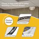 4Pack Acrylic Half Dome Mirror Corner Mirror Blindspot for Wall 12'' Diameter Safety Mirrors for Corners Convex Mirrors Indoor for Ceiling Business Driveway Outdoor Hallway Warehouse Office